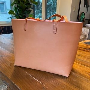 COPY - Mansur Gavriel Large Tote - Cammello/Rosa